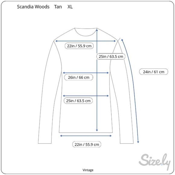 Scandia Woods Vintage Mens Long-Sleeve Mock Neck Shirts Set Of 2 Beige & Red XLG - Picture 8 of 9